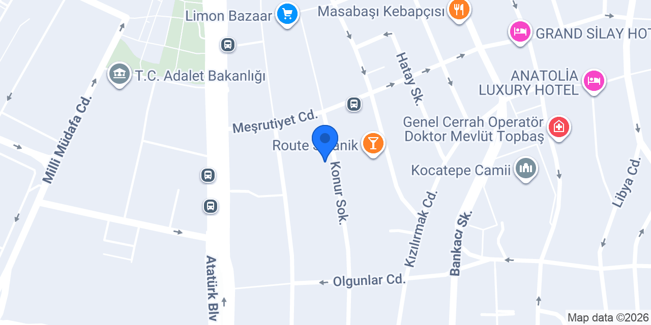 Bahçe Kafe konumu