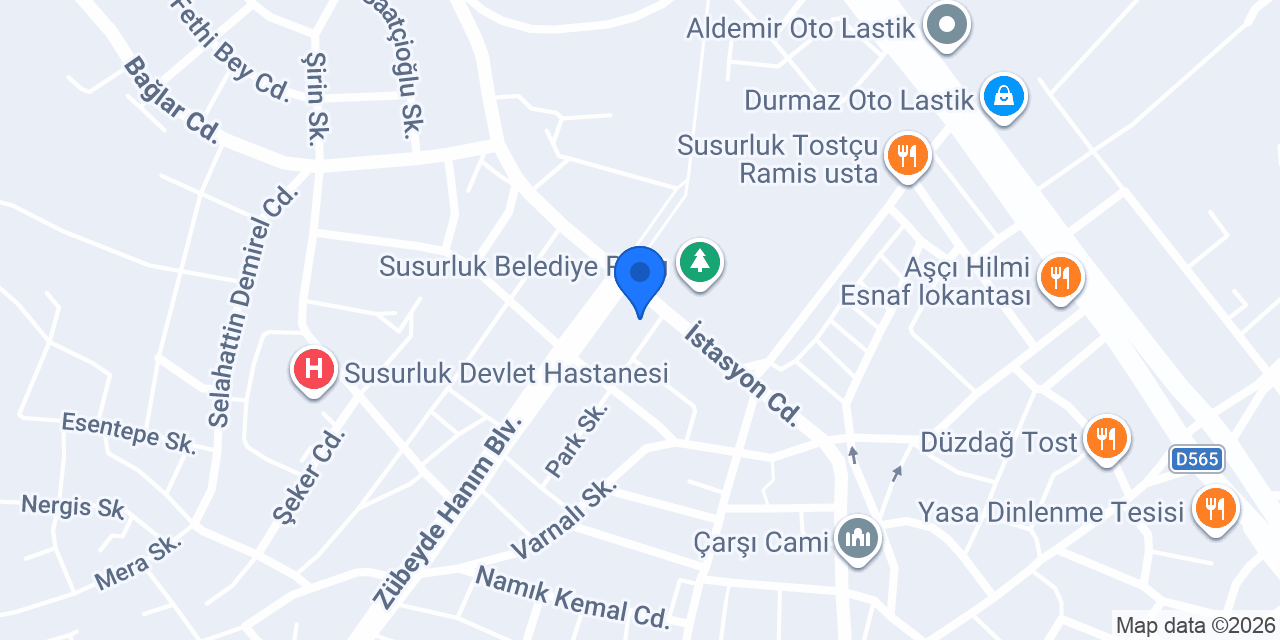 Damak Pastahanesi konumu