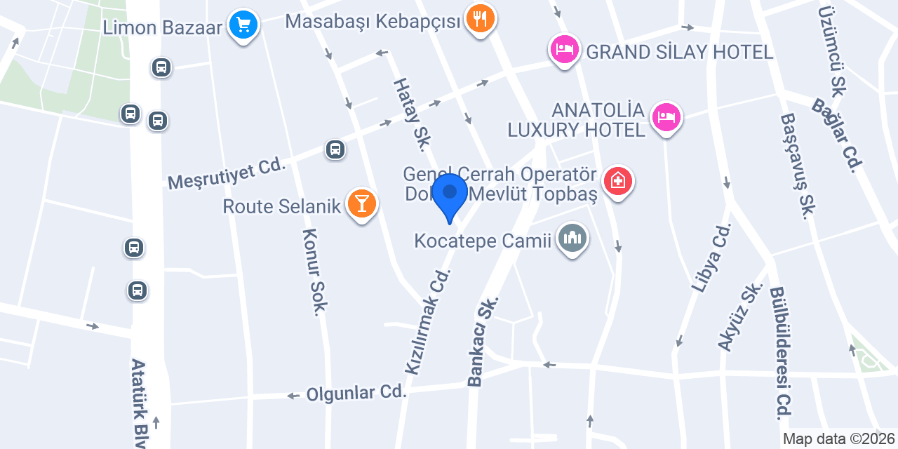 Odyomer Koklear İmplant Merkezi konumu