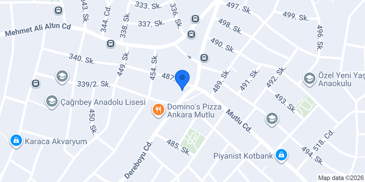 Çağdaş Market Akdere Mağazası konumu