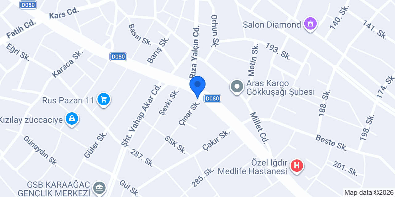 ÖZKAN MOTOR IĞDIR konumu