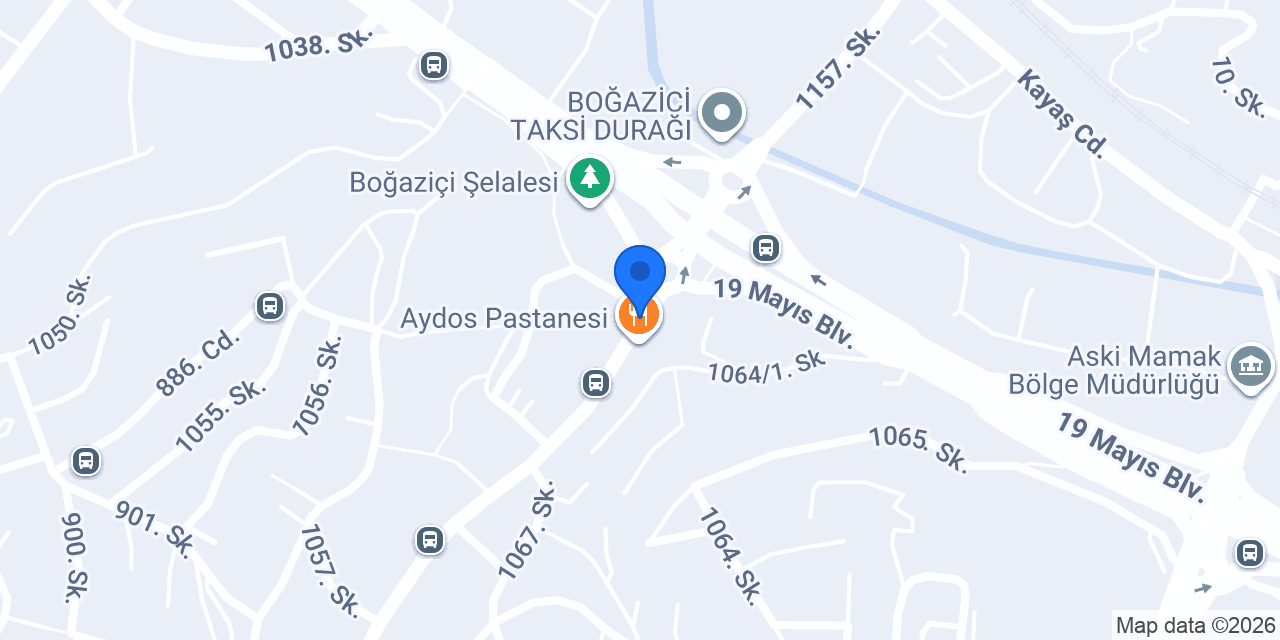 Gündoğdu Mobilya Boğaziçi konumu