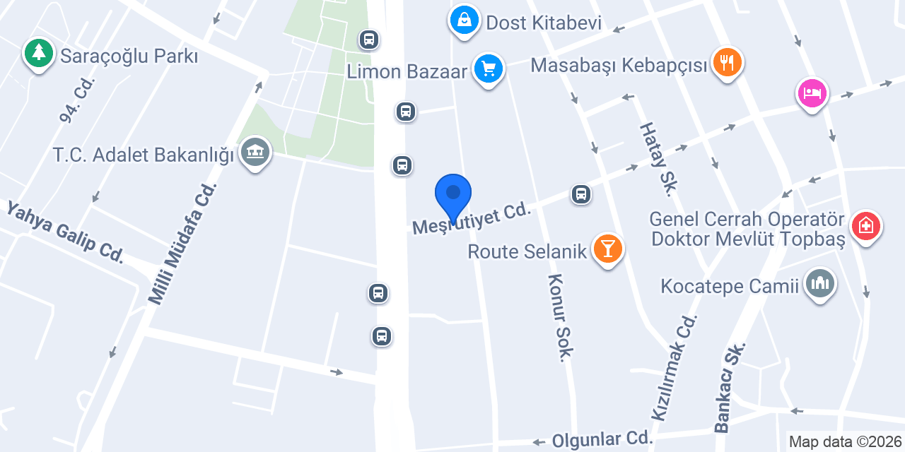 Modern İşitme Cihazları Uygulama ve Teknik Servis Merkezi konumu