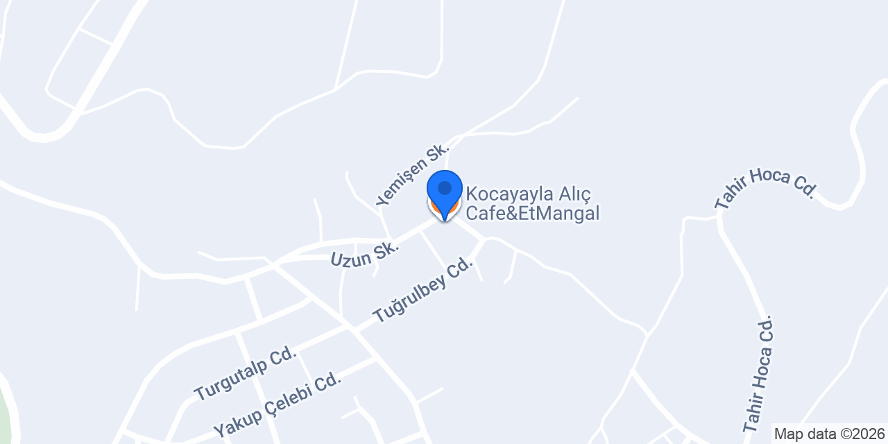 Kocayayla Alıç Cafe&EtMangal konumu