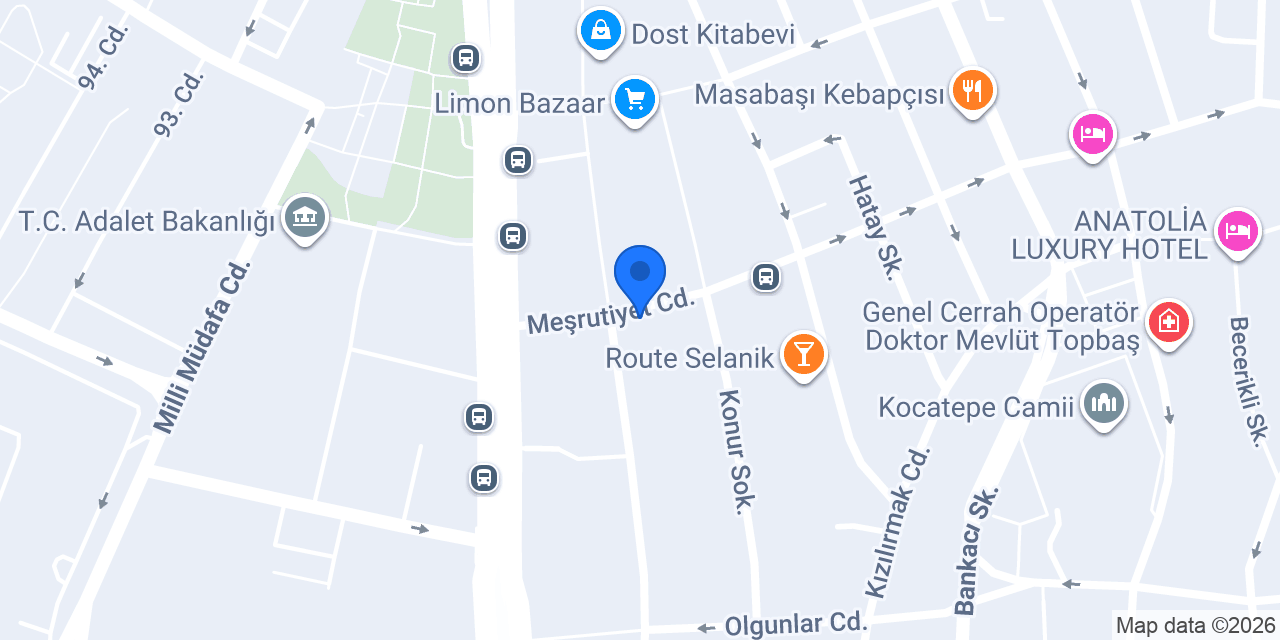 Ankara Tercüme Bürosu - Akdil Çeviri konumu