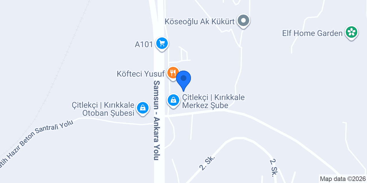 Fethi Paşa Hamsiköy Kırıkkale konumu