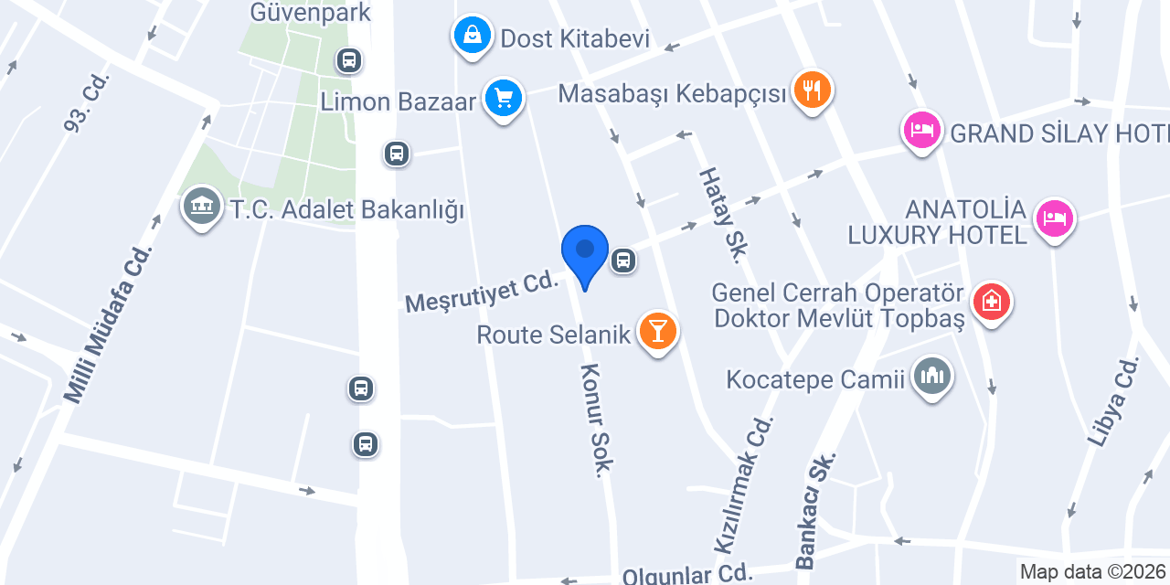 OLLEY Event Ankara konumu