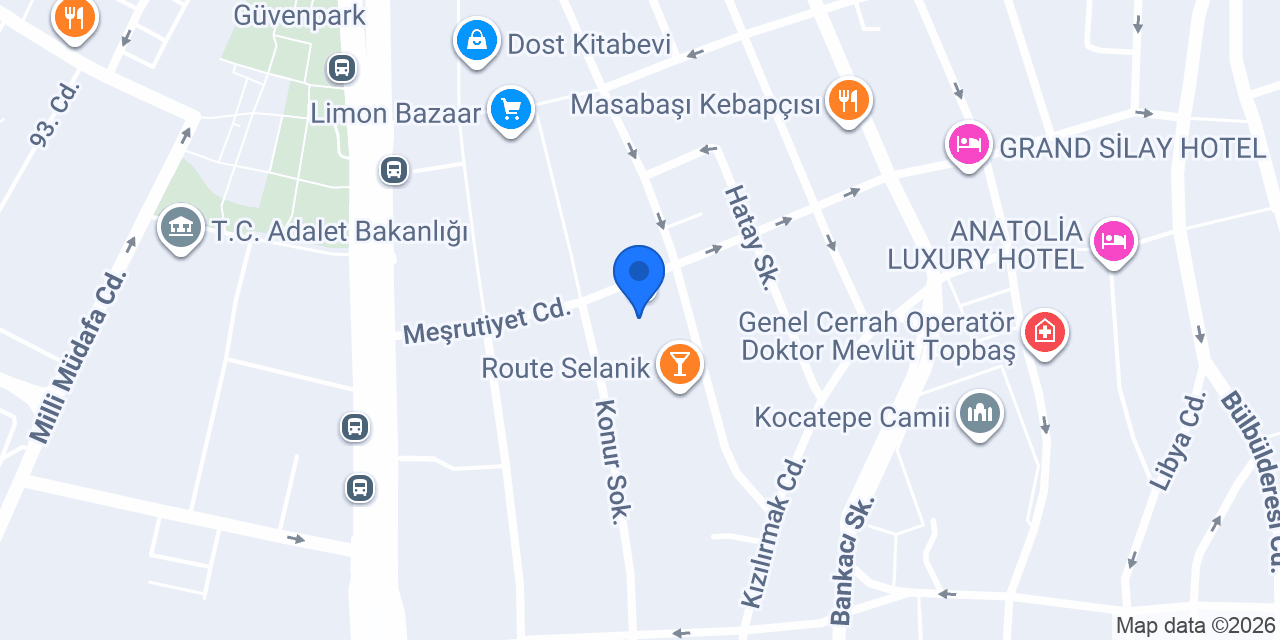 Anka Eğitim Kurumları konumu