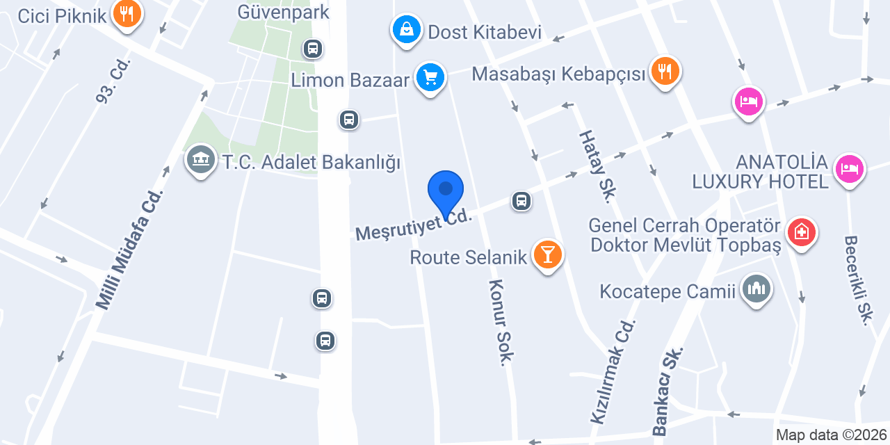Ankara Seyir Travel konumu