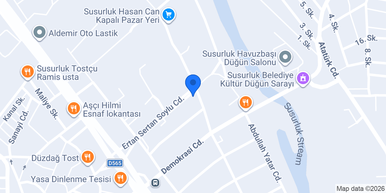 Keskin Mermer & Granit Susurluk konumu