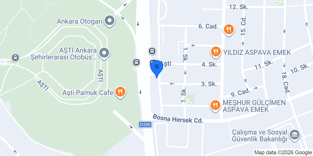 Emek Ankaray Taksi konumu