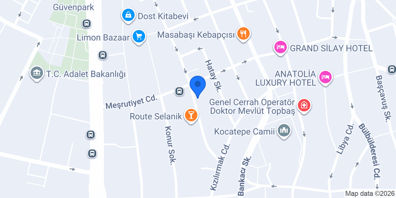 Otel Selanik konumu