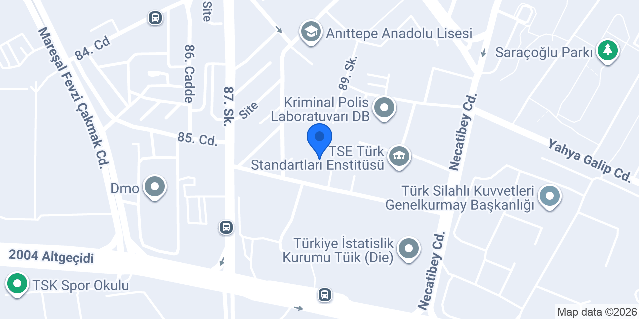 Ankara Hacı Bayram Veli Üniversitesi Rektörlüğü konumu