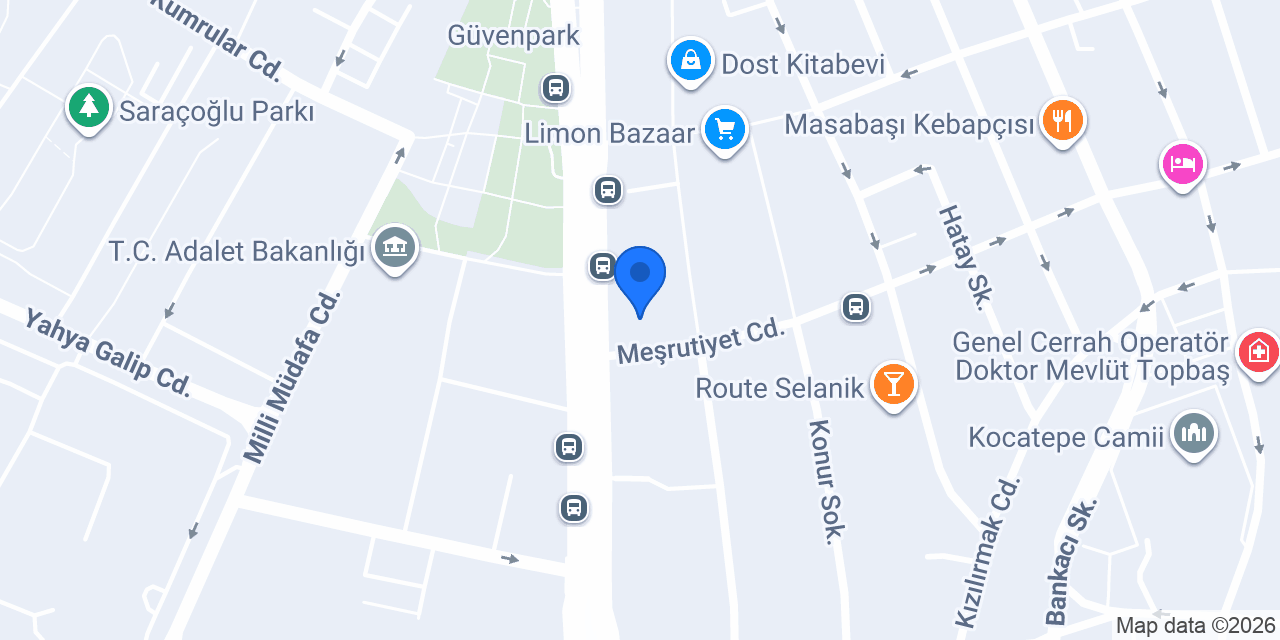 Kök Kampüs kırtasiye konumu