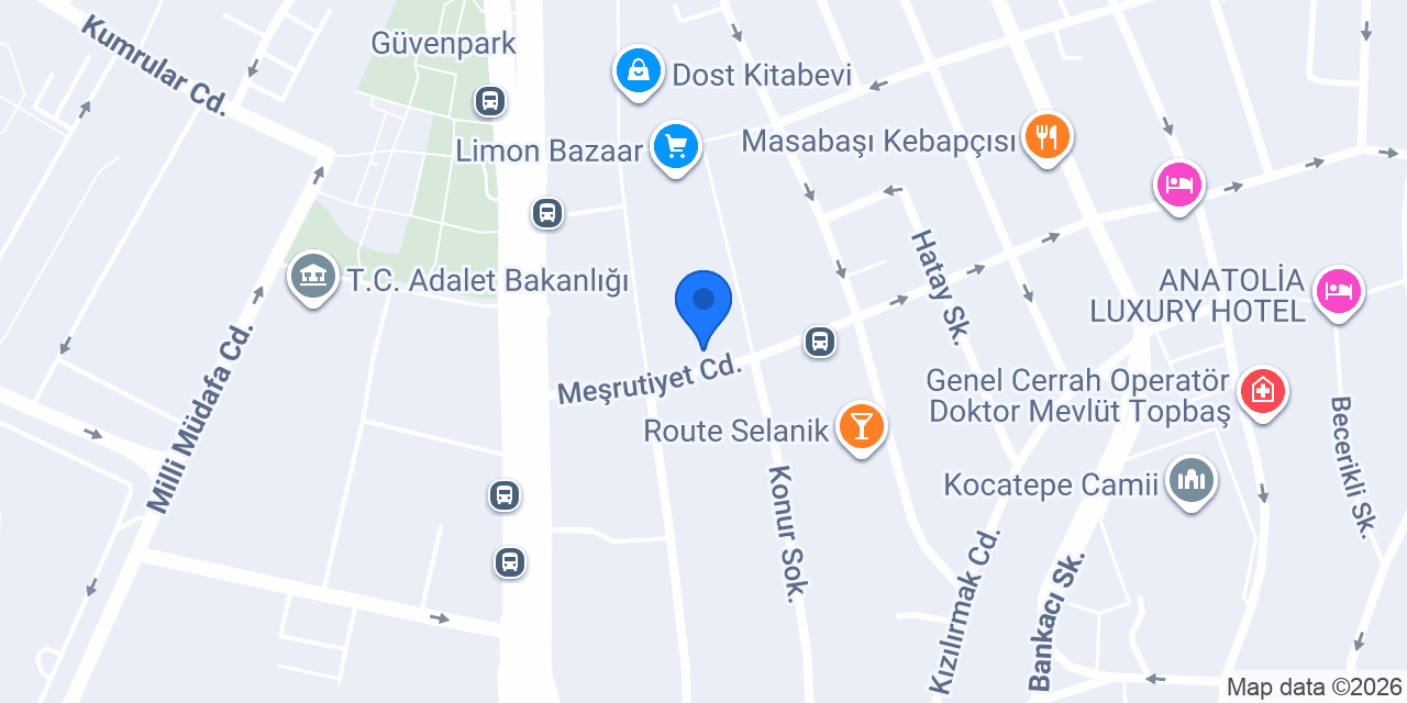 Orto Sistem Medikal-Ankara Şubesi konumu