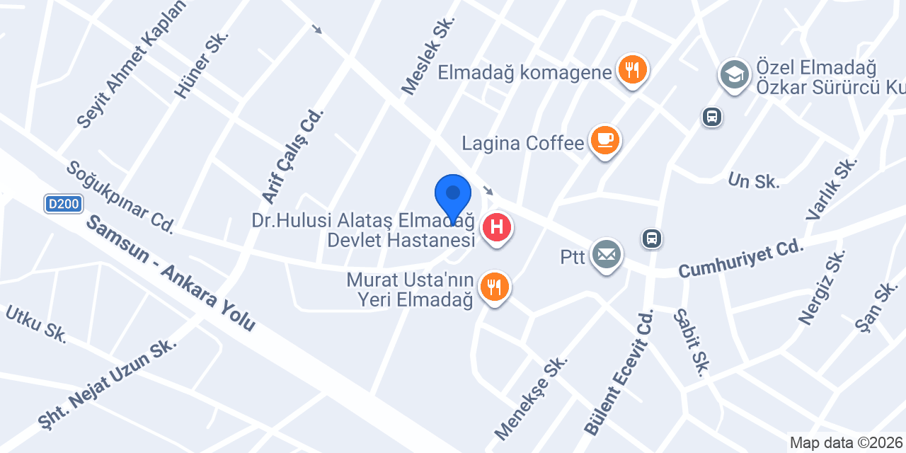 Damla Su Eczanesi konumu