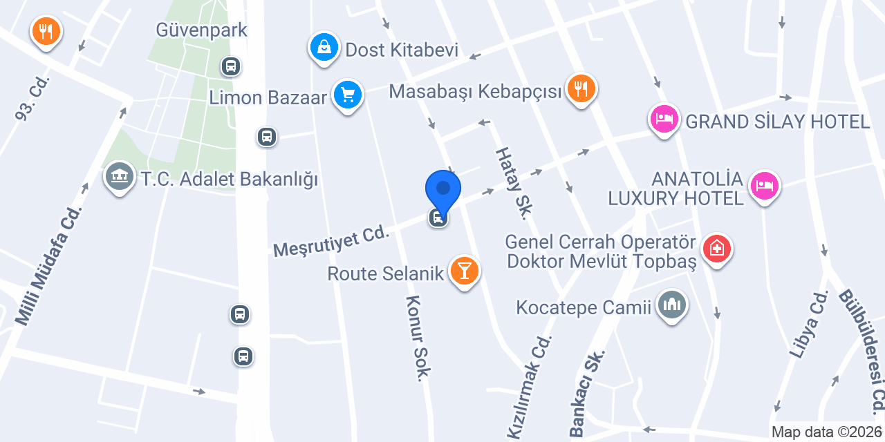 Ankara Gülüş Tasarımı konumu