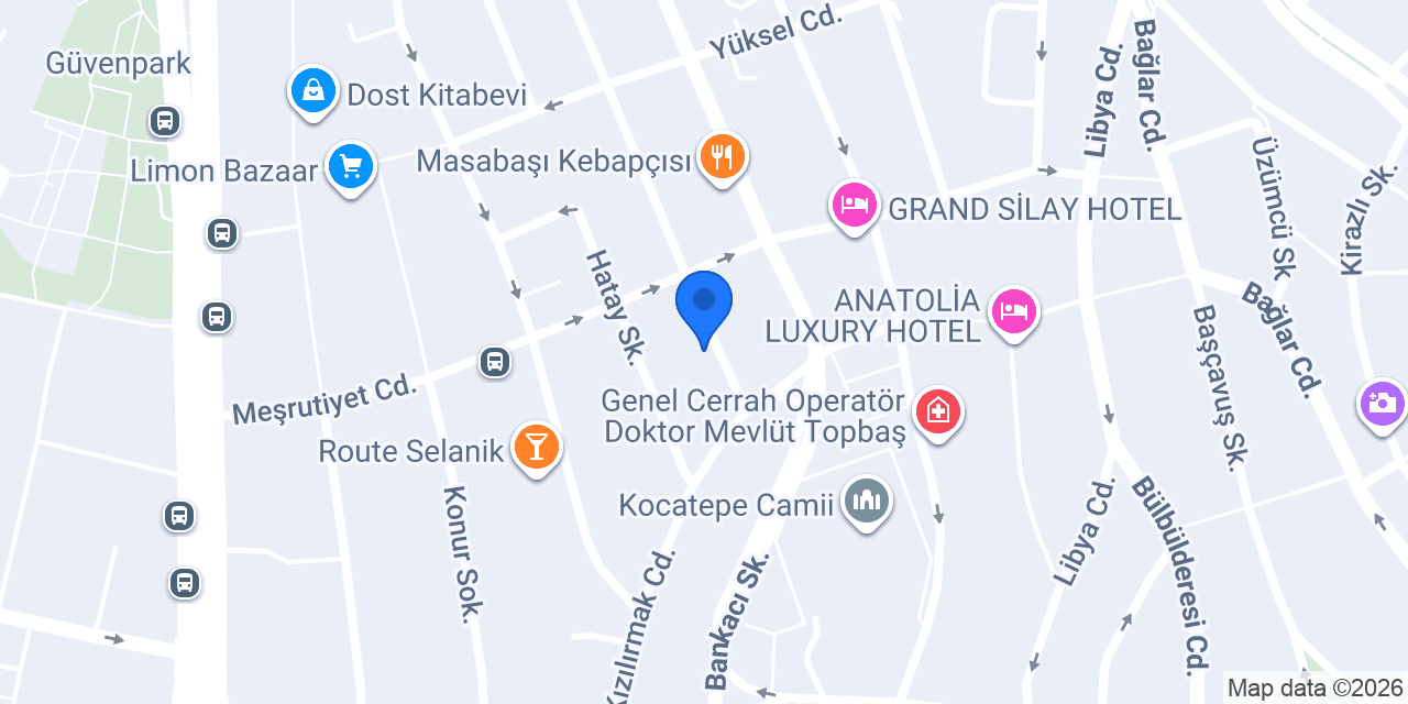 Hypatia Kütüphane Cafe konumu