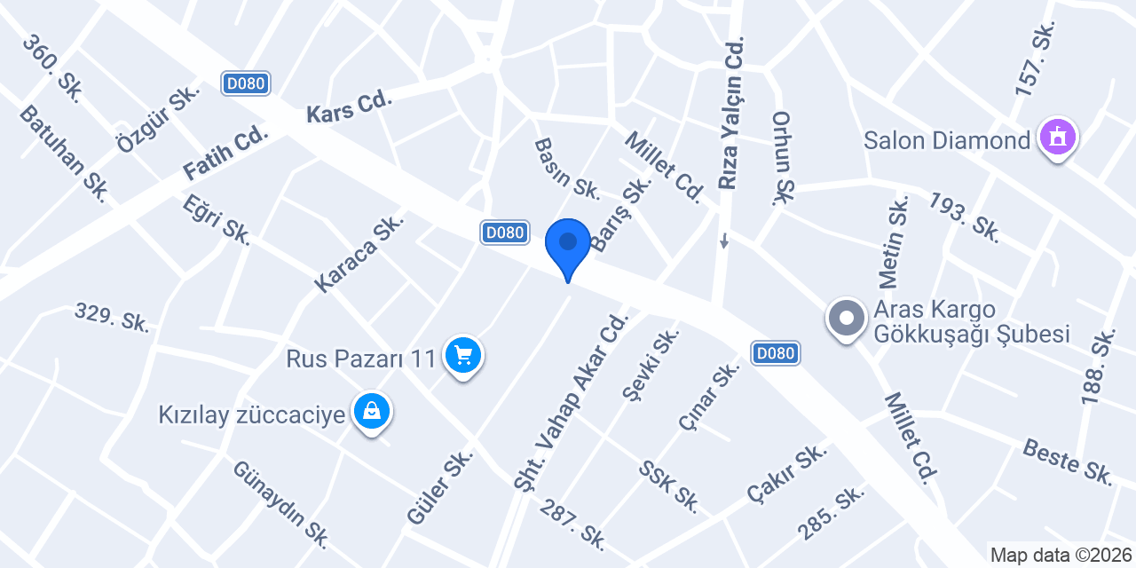 KARADENİZ RENT A CAR konumu