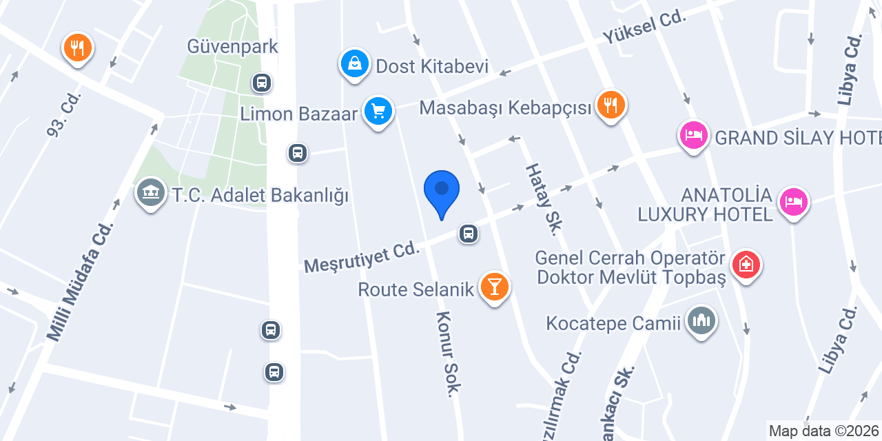 Uni Genç Turizm konumu