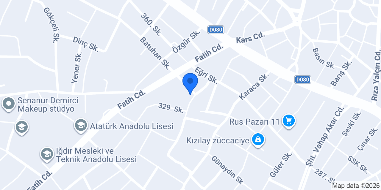 Dizayn Karoser Iğdır konumu