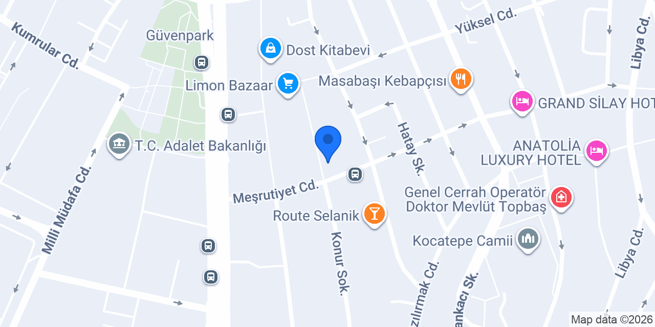 Ankara 13. Noterliği konumu