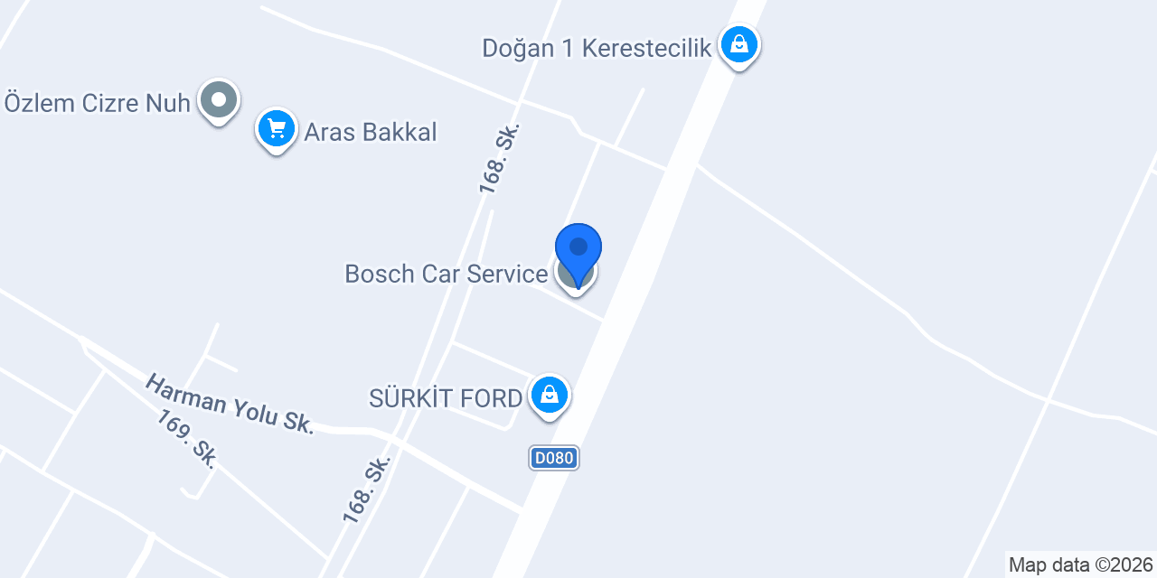 Bosch Car Service konumu