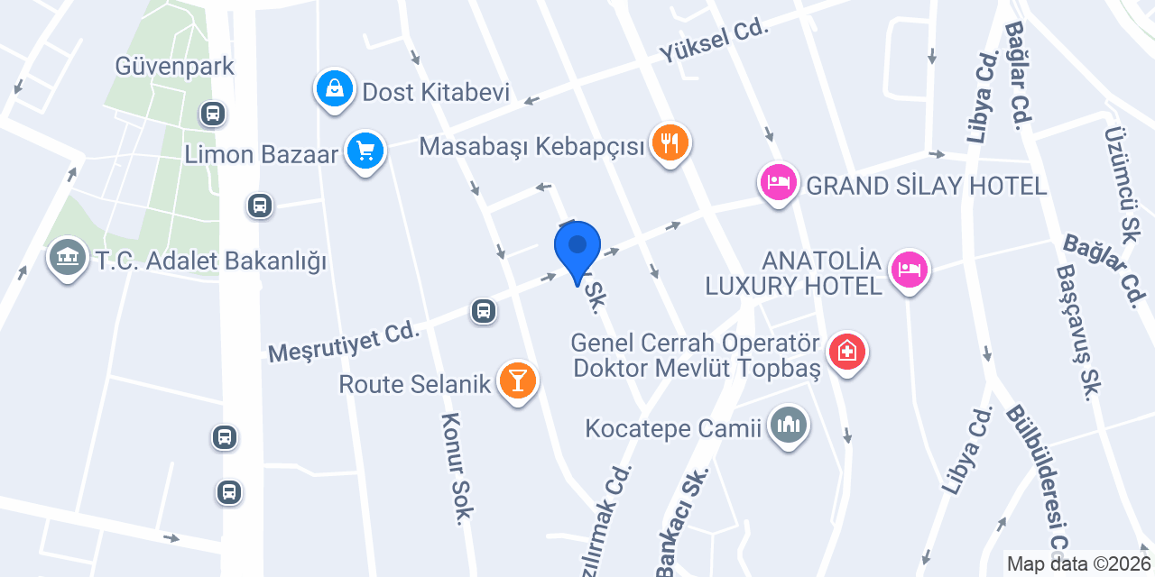 Levent Optik konumu