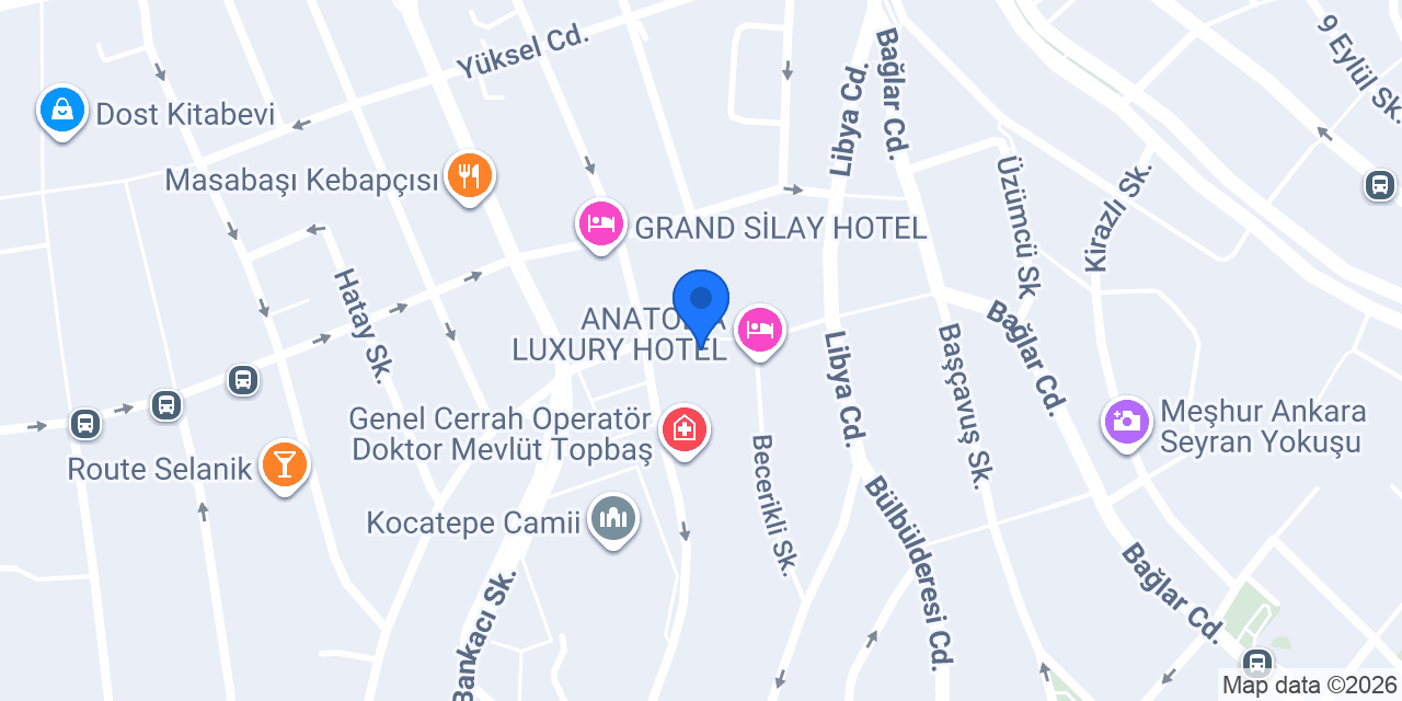 OTTO CITY Premium Suites konumu