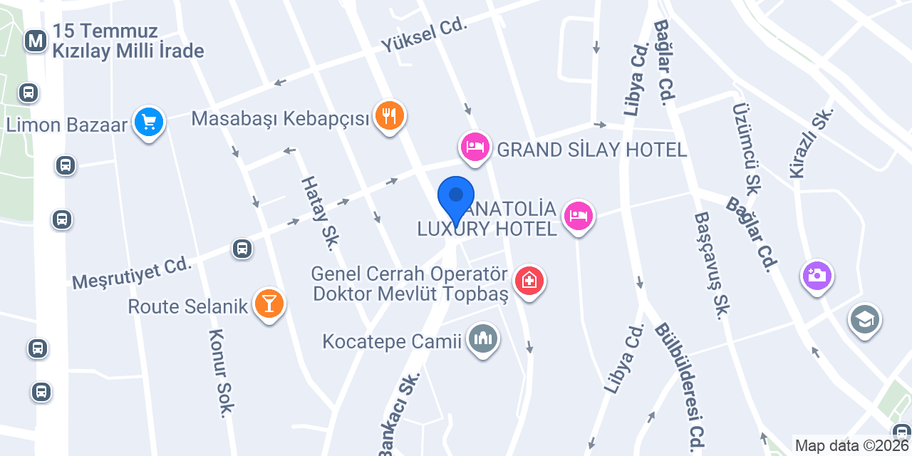 EKREM TURİZM ANKARA konumu