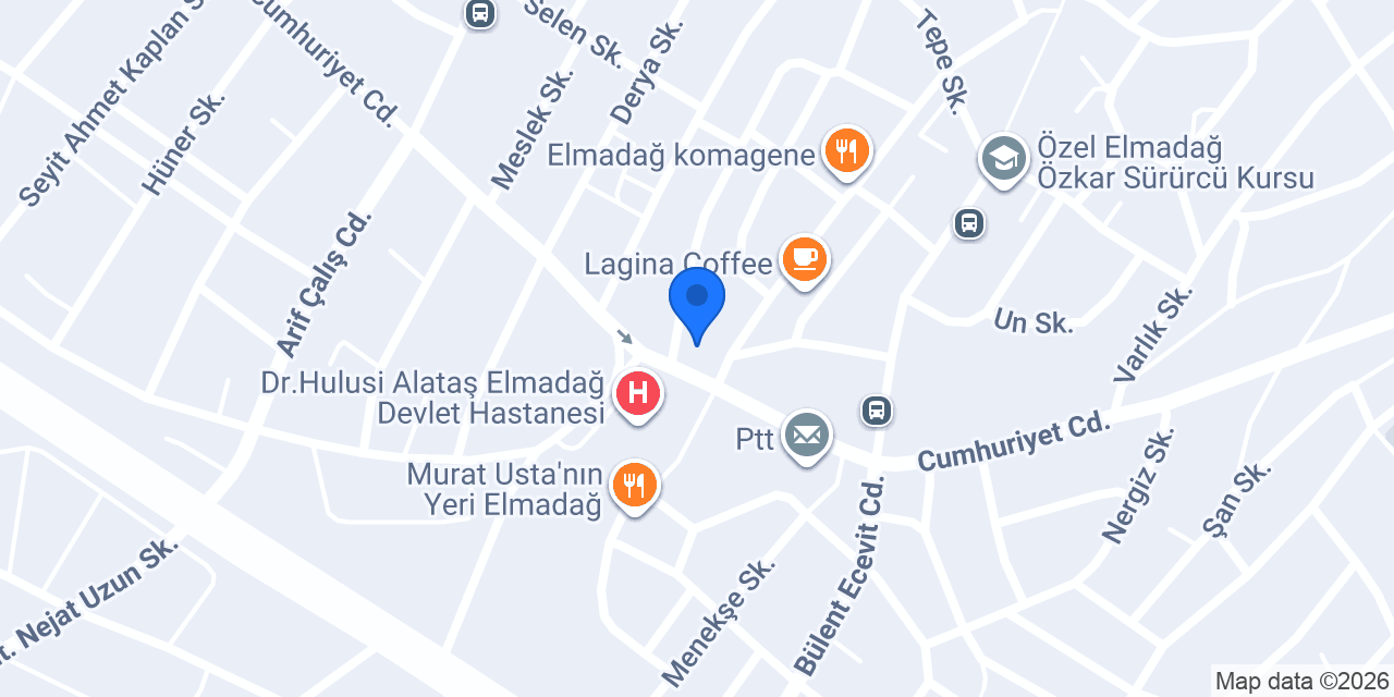 ELMADAĞ AV BAYİİ konumu
