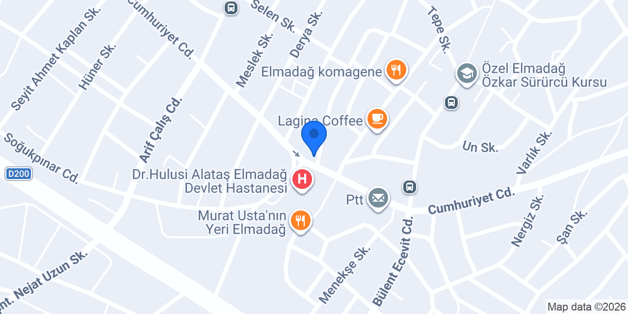ELMADAĞ ECZANESİ konumu