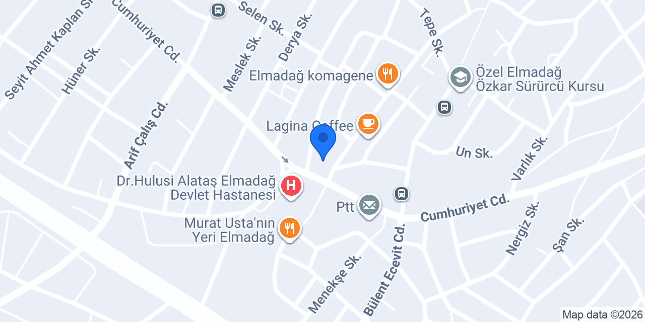 Kuzey 2 Eczanesi konumu