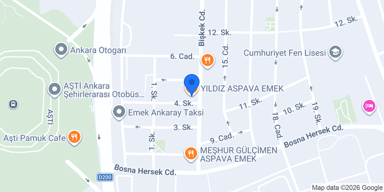 YILDIZ ASPAVA EMEK konumu