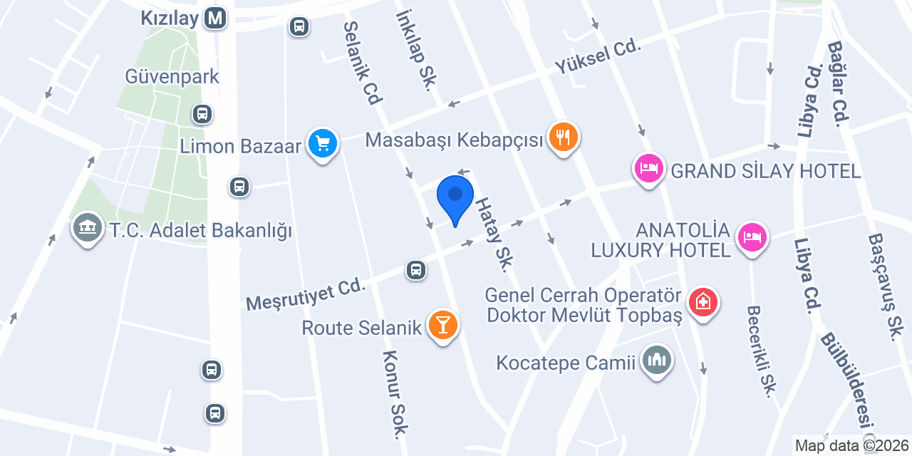 Cadı’nın Evi Kızılay konumu