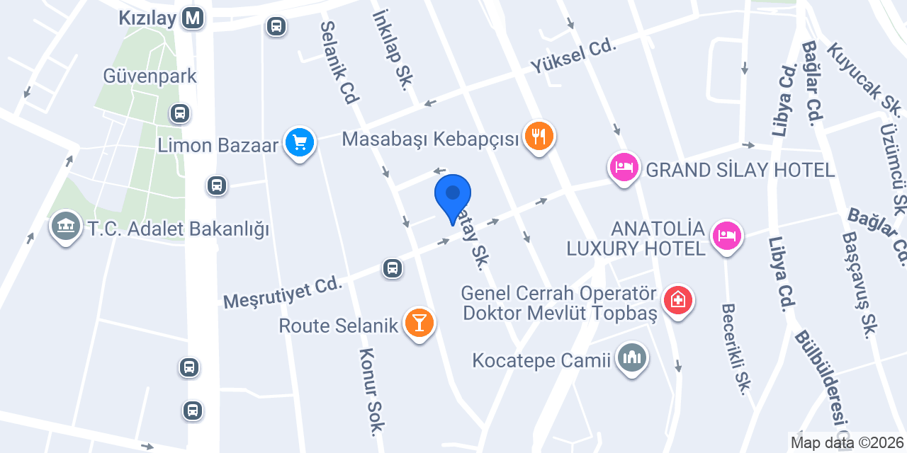 Ülkü Eczanesi konumu