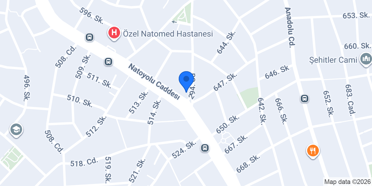 TEB Nato Yolu Şubesi konumu
