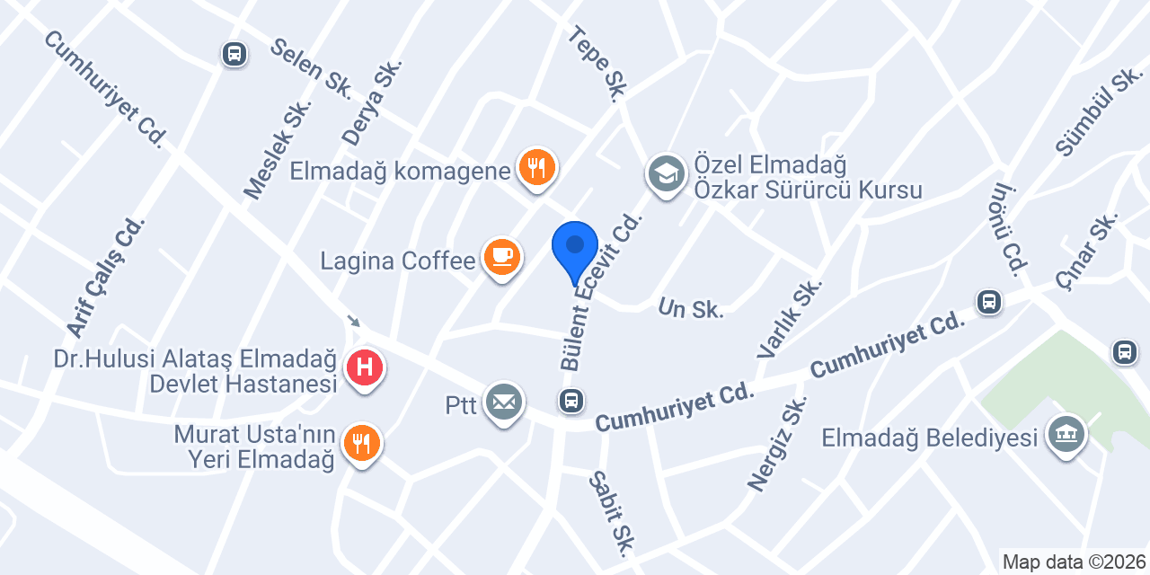 Elmadağ Erdem Veteriner Kliniği konumu