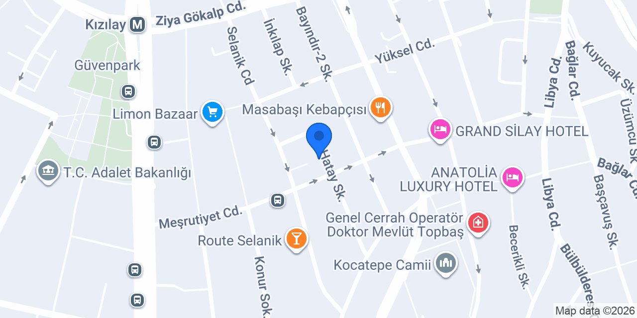 Mali Müşavir Yaşar Demirci konumu