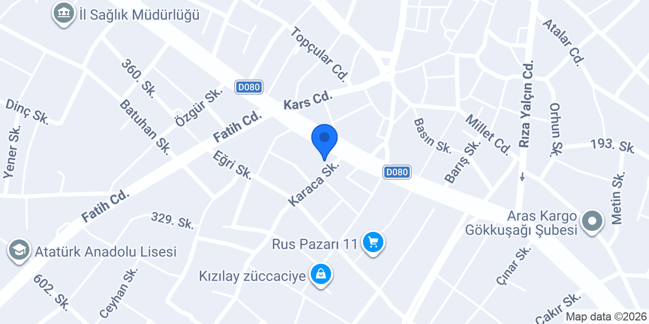 BERAT ASANSÖR&ELEKTRİK MALZ.LTD.ŞTİ konumu