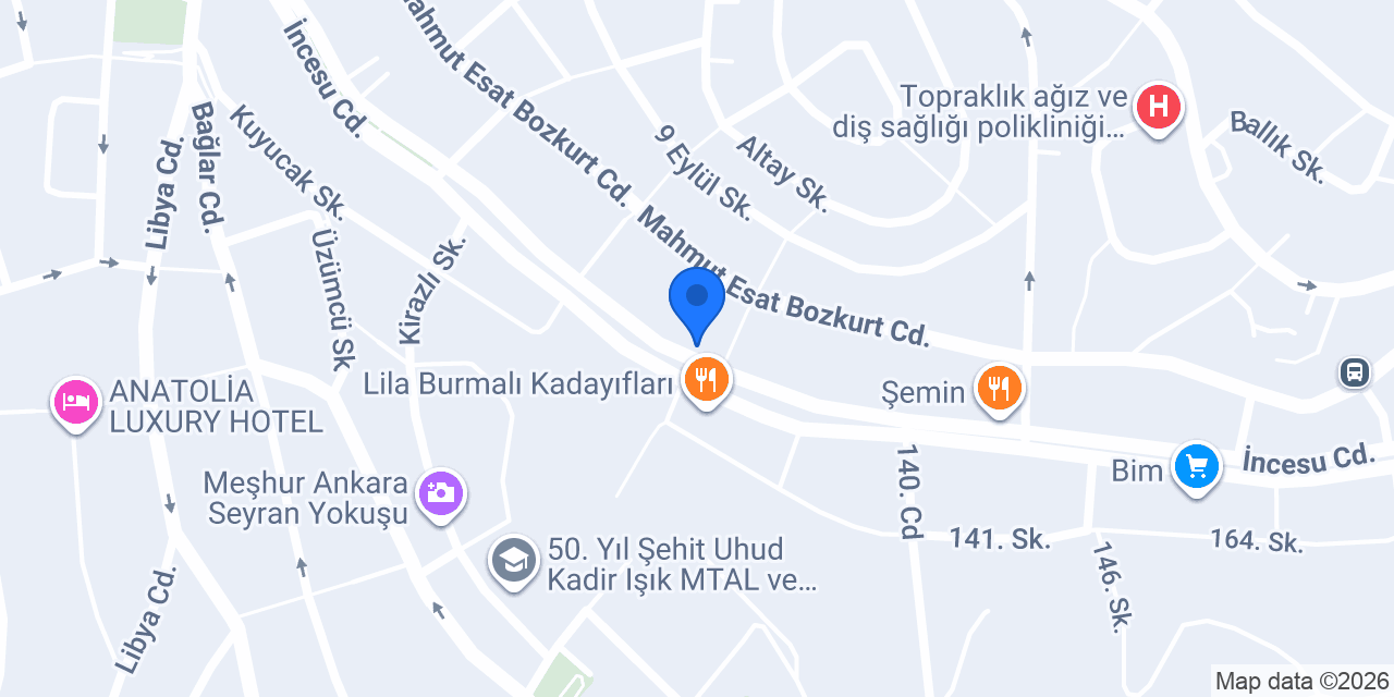 DİŞ HEKİMİ MELODİ AYDÜZ konumu