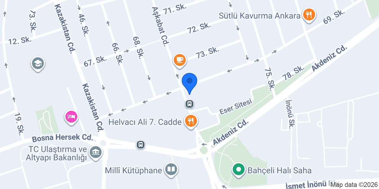 Kebo Bahçelievler konumu