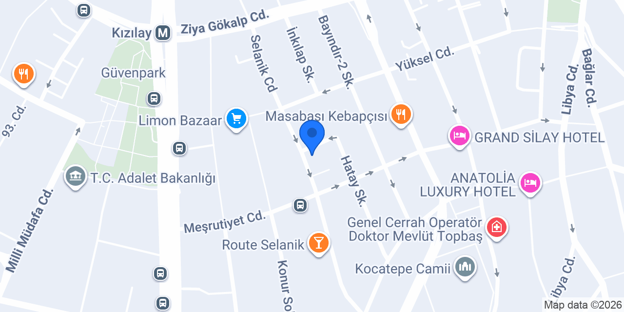 Reda Palas Selanik Otel konumu