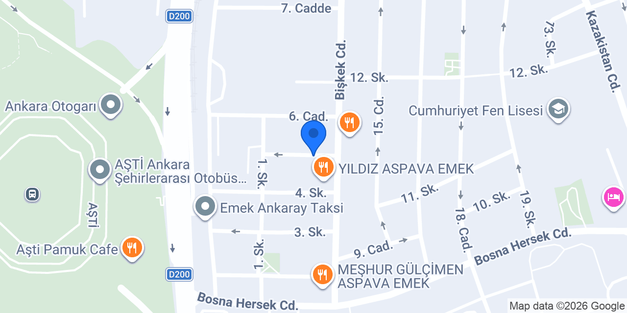 Cleopatra atölye cafe&coffee shop konumu