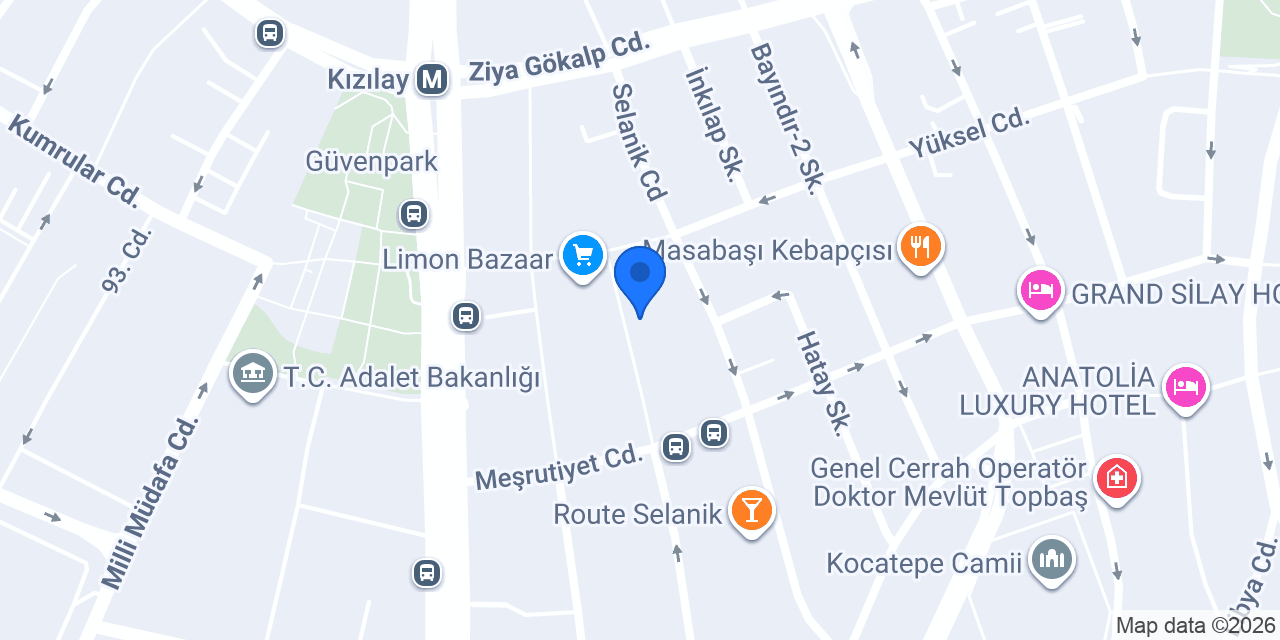 Araftafaray konumu