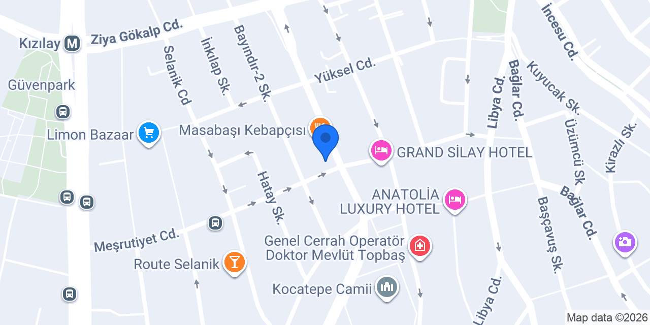 Domino's Pizza Kızılay konumu