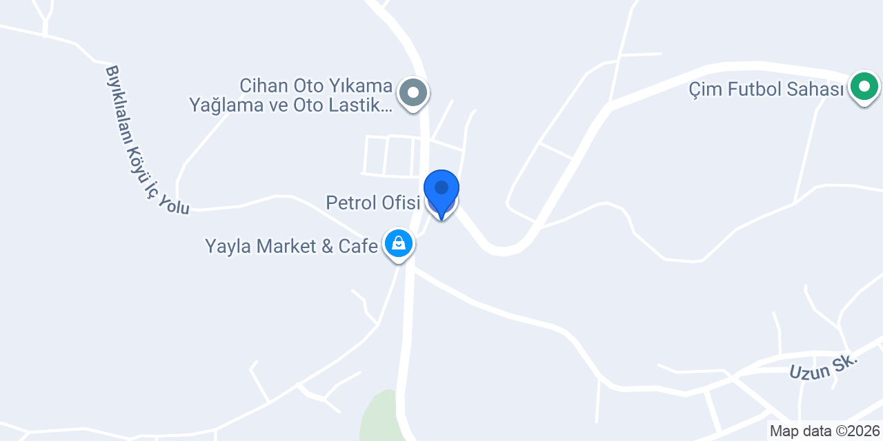 Petrol Ofisi konumu
