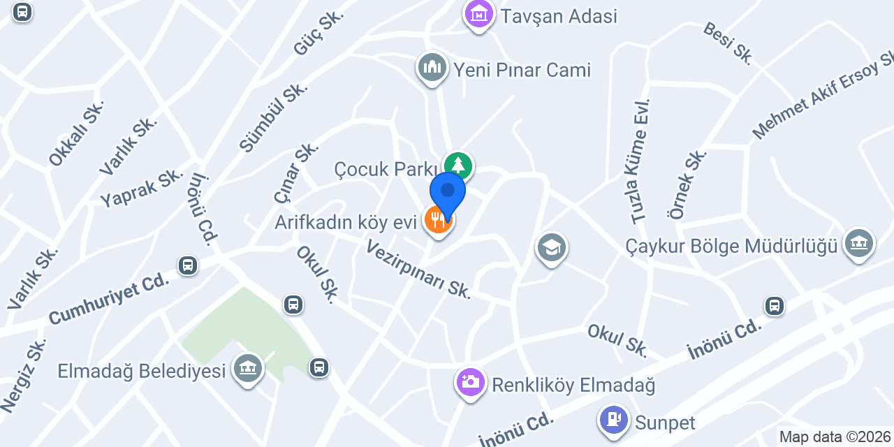 Renkli Köy Pasta Cafe konumu