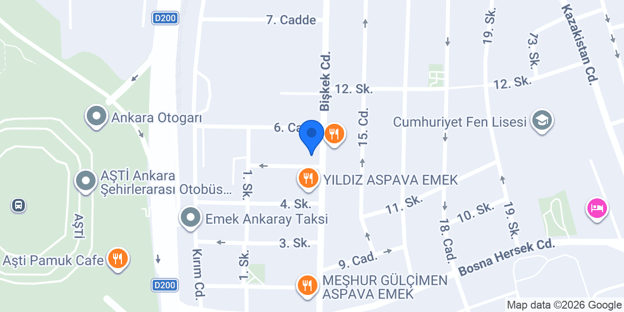 Konyalı Ahmet Usta - Çankaya konumu