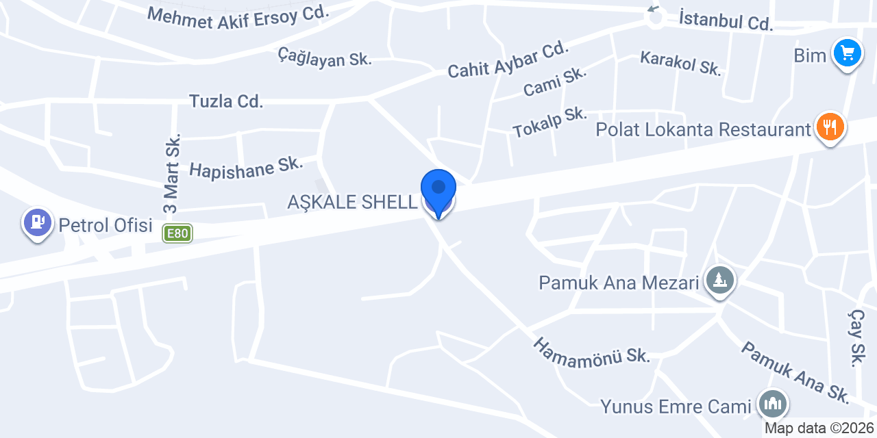 AŞKALE SHELL konumu